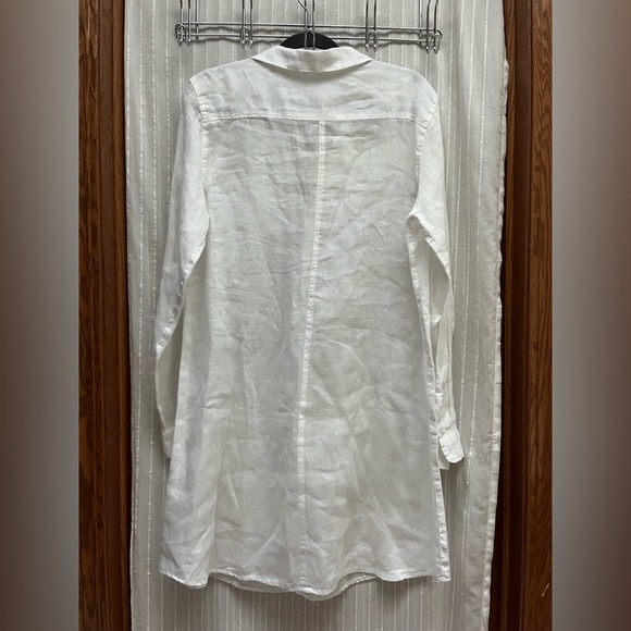 CP SHADES Tamsin Linen button-down shirt dress size M - Picture 2 of 7